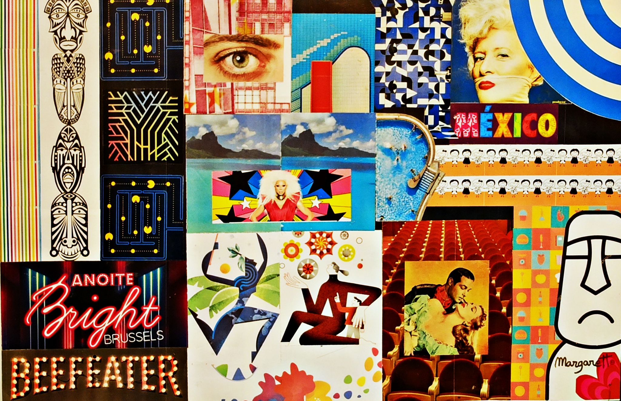 Collage Pop Art Rodolfo Valentino